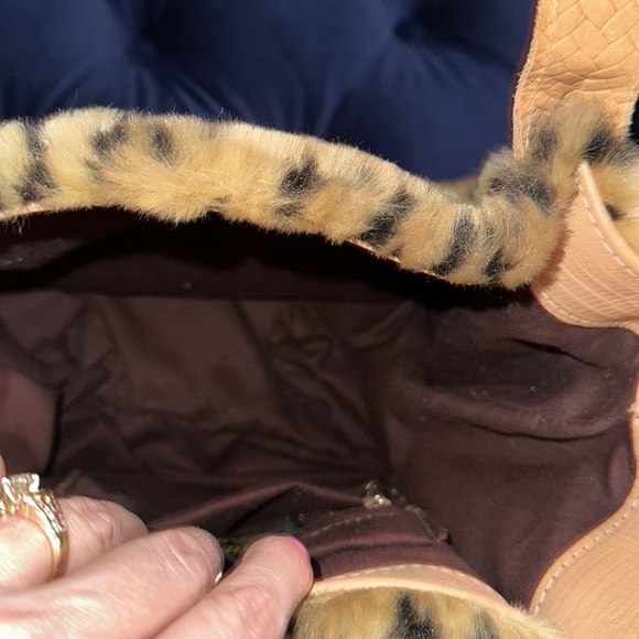 Raviani Leopard and Rhinestone Bag - Picture 4 of 7